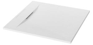 Invena Alvero cădiță de duș pătrată 90x90 cm alb AK-7B-909