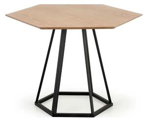 Masa HERMAN, stejar/negru, 110x95x77 cm