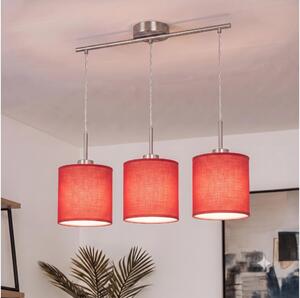 Brilagi - Candelabru LED pe cablu NUBILA 3xE27/60W/230V roșu