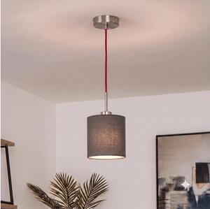 Brilagi - Lustru LED suspendat pe cablu NUBILA 1xE27/60W/230V diam. 14 cm roșu/antracit