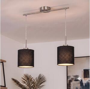 Brilagi - Lustru LED suspendat pe cablu NUBILA 2xE27/60W/230V negru