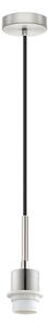Brilagi - Lustră LED pe cablu NUBILA 1xE27/60W/230V diam. 14 cm negru/roz