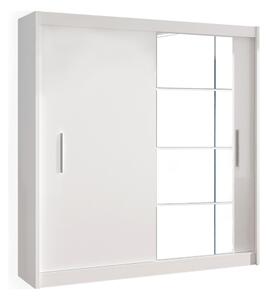 Dulap LOW, alb, DTD laminat, cu 2 usi, 180x61x215 cm