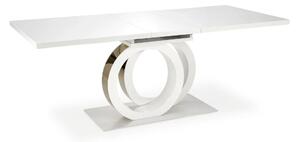 Masa alba dining GALARDO, extensibila, 160/200x90x77 cm