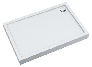 Schedline Cameron Smooth White cădiță de duș dreptunghiulară 100x70 cm alb 3ST.C1P-70100