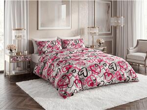 Lenjerie de pat policoton STREET LOVE POLY gri Dimensiune lenjerie de pat: 70 x 90 cm | 140 x 200 cm