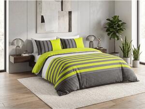 Lenjerie de pat din bumbac GREEN LINE verde-galben, 100% bumbac Dimensiune lenjerie de pat: 70 x 90 cm | 140 x 200 cm