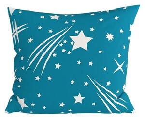 Fata de perna din policoton NIGHT SKY POLY 45x45 cm, turcoaz