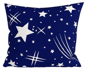 Fata de perna din policoton NIGHT SKY POLY 45x45 cm, albastru