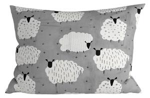 Fata de perna din policoton SHEEP POLY 70x90 cm, gri