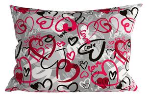 Fata de perna din policoton STREET LOVE POLY 70x90 cm, gri