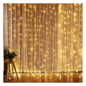 Perdea luminoasă de Crăciun cu LED/3xAA
