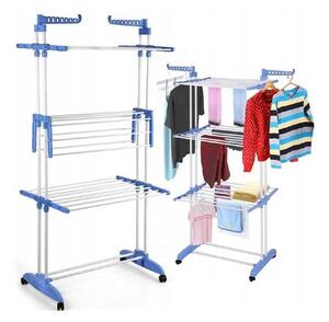 Uscator rufe vertical, pliabil, 3 niveluri, sustinere 40 kg