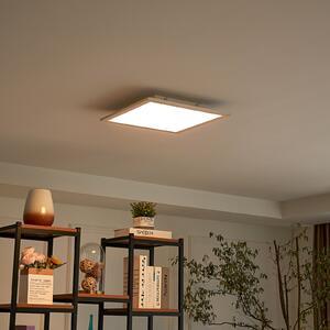 Lindby Panou LED Livel, CCT, 40 cm x cm, telecomandă, reglabil, Metalic, Bucătărie, Plastic, Modern