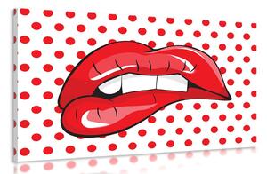 Tablou pop art buze