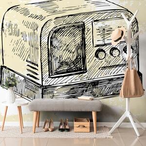 Tapet radio retro