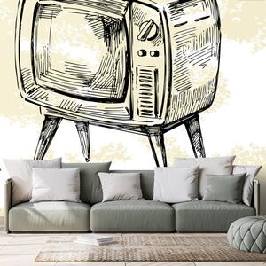Tapet televizor retro