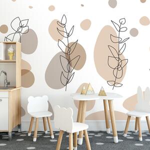 Tapet natura moartă minimalistă ale plantelor