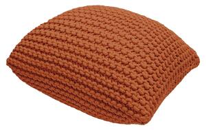 Puf pernă Bonami Essentials Knit, roșu cărămiziu