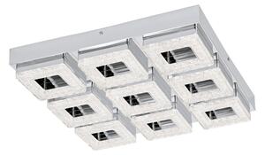 Eglo 95658 - Plafonieră cu cristale FRADELO 9xLED/4W/230V