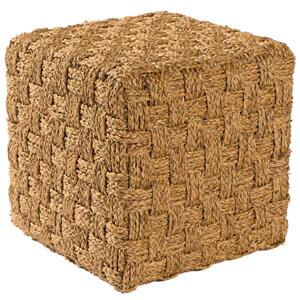 Puf cub din iarba de mare Rach Vem - S: Lungime 40cm Lățime 40cm Înălțime 25cm