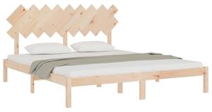 Cadru de pat, Super King, 180x200 cm, lemn masiv