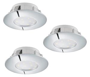 Eglo 95808 - Set 3x spoturi LED încastrate PINEDA LED/6W/230V