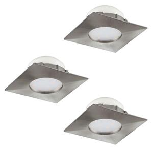 Eglo 95803 - Set 3x spoturi LED încastrate PINEDA LED/6W/230V