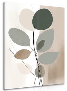 Tablou forme botanice abstracte No1