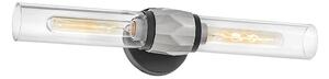 Hinkley HK-ELLISON2-BK-BN - Aplica de baie ELLISON 2xE27/40W/230V IP44 neagră