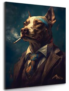 Tablou animal gangster câine