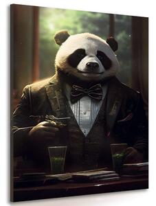 Tablou animal gangster panda