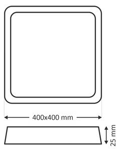 Plafonieră LED 32W/230V 3000/4000/6500K 40x40 cm albă