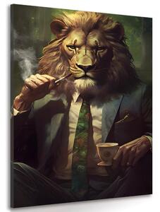 Tablou animal gangster leu