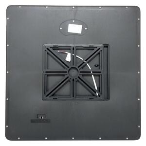 Plafonieră LED/40W/230V 3000/4000/6500K 50x50 cm neagră