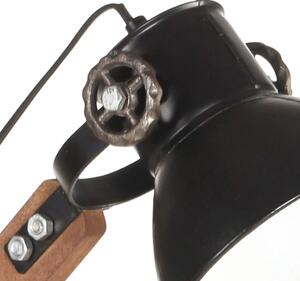 Lampa de masa din lemn negru DION in stil industrial