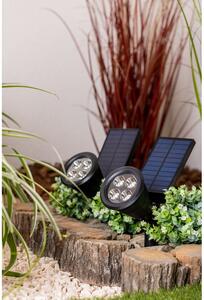 Lampa solara LED, baterie 3,7V 2200mAh, 5500K, 2W, 120 lm, IP65, ABS