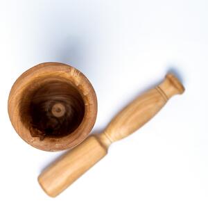 Mojar cu pistil Podgor din lemn de maslin