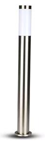 Lampă exterior 1xE27/60W/230V IP44 80cm crom mat