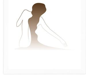 Poster cu passepartout secretul corpului feminin