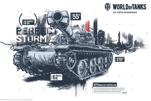 Poster World of Tanks - Bat.-Châtillon Bourrasque