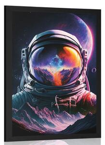 Poster portretul unui astronaut