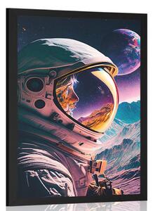 Poster profil misterios al unui cosmonaut