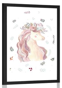 Poster cu passepartout inorogul magic