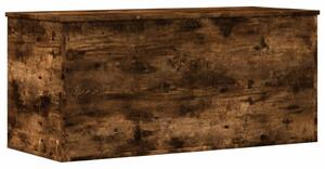 Cutie de depozitare stejar fumuriu, 100x42x46 cm lemn prelucrat