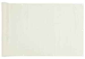 Paravan de grădină, alb, 300x120 cm, PVC