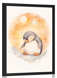 Poster pinguin visător