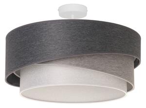 Lustră aplicată Duolla KOBO 1xE27/15W/230V d. 45 cm gri/alb