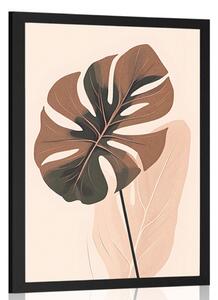 Poster forme abstracte botanice de monstru