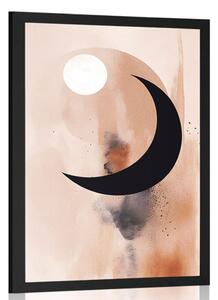 Poster forme abstracte zi și noapte